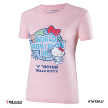 Load image into Gallery viewer, VICTOR x HELLO KITTY World Badminton Day T-Shirt #TKT301