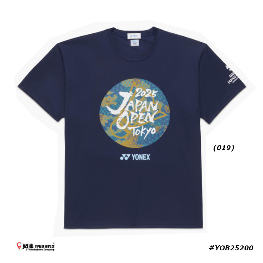 Yonex 2025 Japan Open Limited Edition T-shirt #YOB25200 JP VERSION