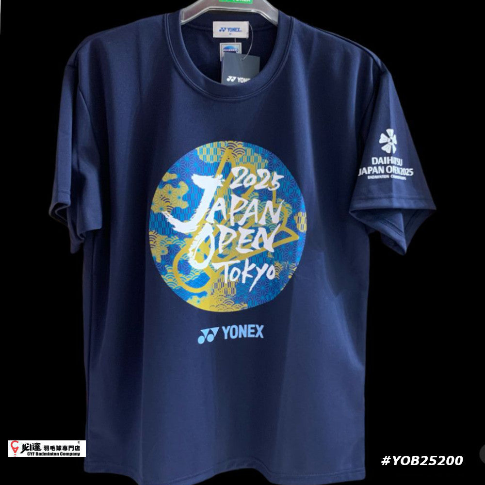 Yonex 2025 Japan Open Limited Edition T-shirt #YOB25200 JP VERSION