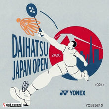 Load image into Gallery viewer, Yonex Daihatsu Japan Open 2026 Commemorative T-shirt #YOB26240 JP VERSION