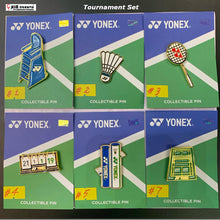 Load image into Gallery viewer, Yonex Bag Enamel Pin - Tournament Set (6 pcs)