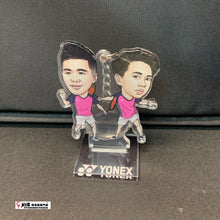 Load image into Gallery viewer, Yonex Players Key Chain - Marcus Gideon & Kevin Sanjaya Sukamuljo