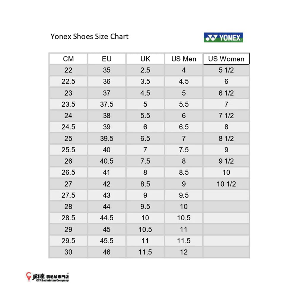 Yonex Shoe Size Conversion Buy Free 1] Perfect Sports Yonex Power