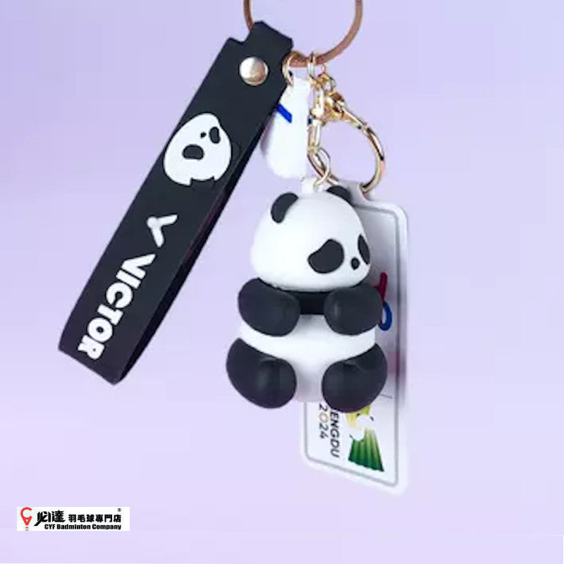 Victor TotalEnergies BWF Thomas & Uber Cup Finals 2024 Souvenir Panda Key Chain