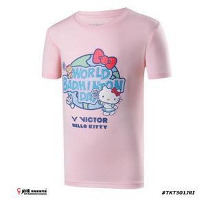 VICTOR x HELLO KITTY World Badminton Day Junior T-Shirt #TKT301JR