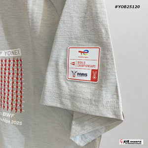 Yonex 2025 World Champion Limited Edition T-shirt #YOB25120 JP VERSION