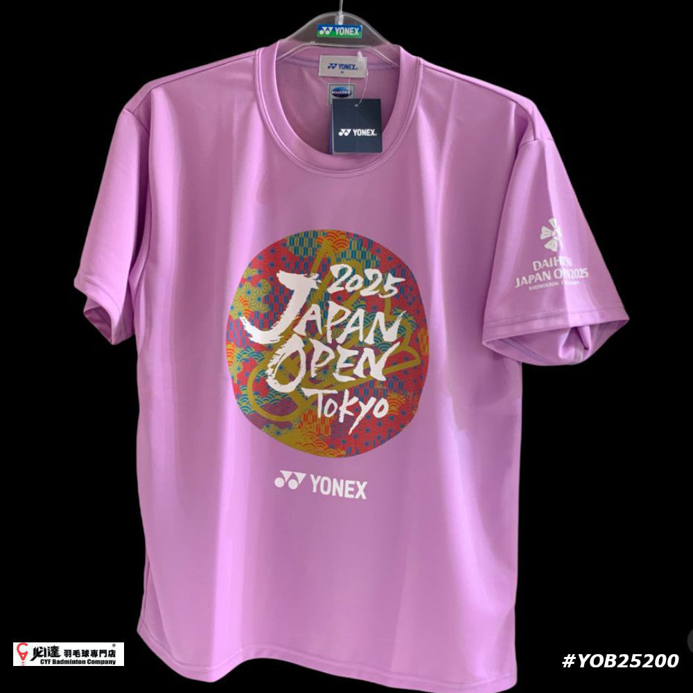 Yonex 2025 Japan Open Limited Edition T-shirt #YOB25200 JP VERSION