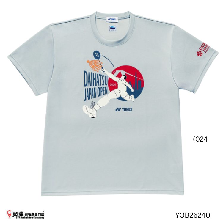YONEX DAIHATSU 日本代表ユニフォーム Yonex Daihatsu Japan Open 2026 Commemorative T-shirt #YOB26240 JP