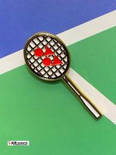 Load image into Gallery viewer, Yonex Bag Enamel Pin - Badminton Racket
