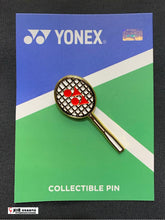 Load image into Gallery viewer, Yonex Bag Enamel Pin - Badminton Racket
