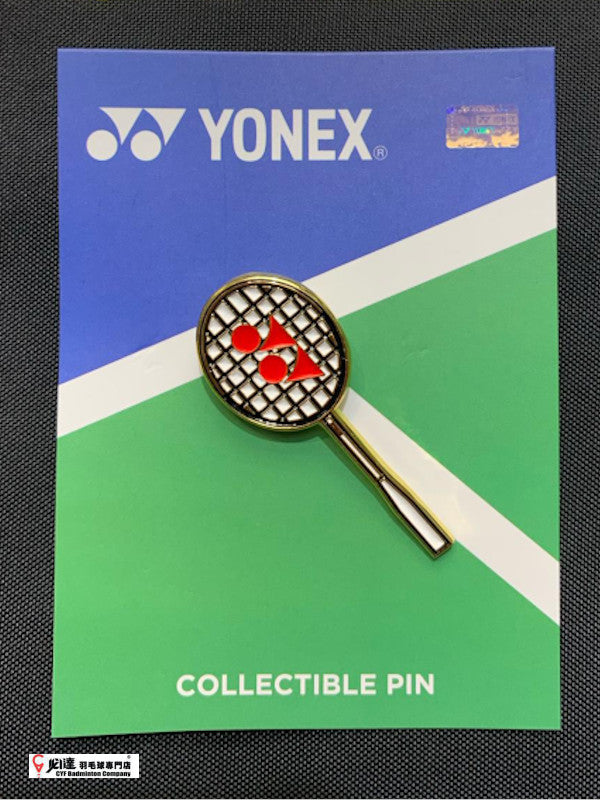 Yonex Bag Enamel Pin - Badminton Racket