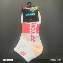 Load image into Gallery viewer, Yonex Women 3D Ergo Socks #245204BCR (22-25 cm)
