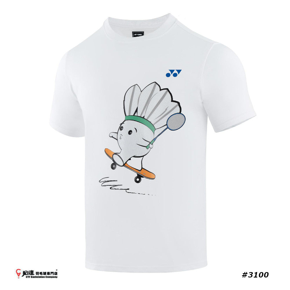 Yonex Cute Shuttlecock T-shirt #RM-3100-MYMAS25 (Sky Birdy)