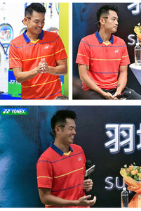 Yonex China Team Men Polo Game Shirt YOBC1001CR